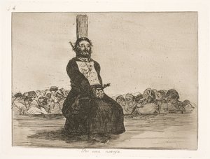 Kvůli noži (34) od Francisco de Goya