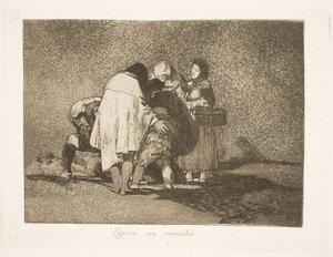 Zemřel, aniž by mu kdokoli mohl pomoci (53) od Francisco de Goya