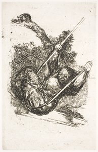 Čarodějnice ve švihu od Francisco de Goya