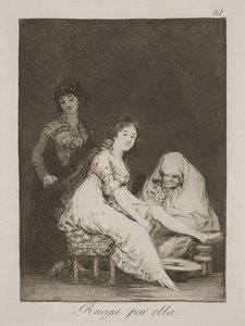 Modlí se za ni od Francisco de Goya