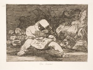 Jaké šílenství! (68) od Francisco de Goya