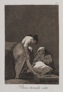Je pěkně natažený od Francisco de Goya