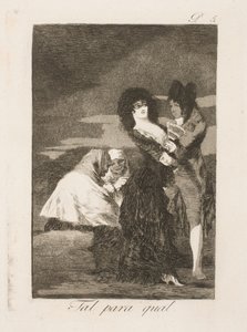 Vrána bude hledat partnera od Francisco de Goya