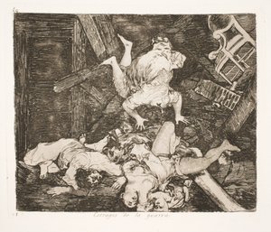 Hrůzy války (30) od Francisco de Goya