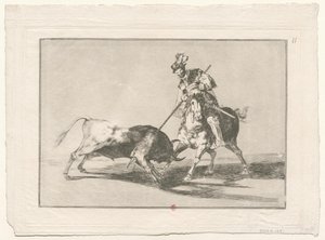 Tauromachie, č. 11 od Francisco de Goya