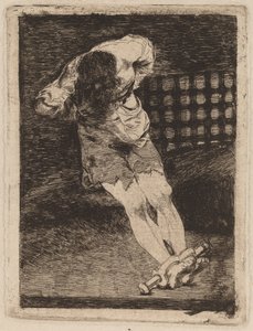 Bezpečnost vězně nevyžaduje muka (Vazba zločince nevyžaduje mučení od Francisco de Goya