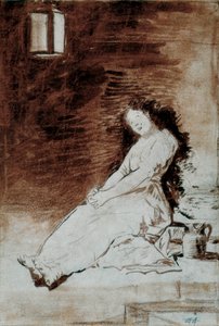 Los Caprichos: „Protože byla náchylná“ od Francisco de Goya