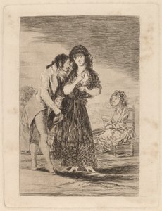 Ni asi la distingue (Ani tak ji nemůže vysvobodit) od Francisco de Goya