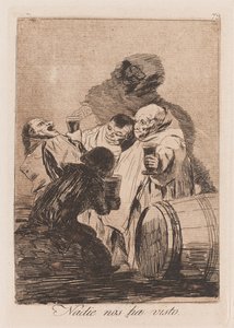 Nikdo nás neviděl, konec 18.-začátek 19 století (tisk) od Francisco de Goya