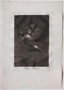 Osmdesát Caprices: Bon Voyage od Francisco de Goya