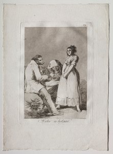 Ochenta Caprichos: Je lepší být líný od Francisco de Goya