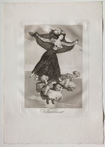 Ochenta Caprichos: Volaverunt, 1793-1798. od Francisco de Goya
