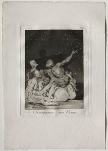 Ochenta Caprichos: Když den přestane, budeme pryč, 1793-1798. od Francisco de Goya