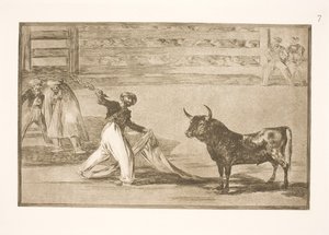 Původ harpun nebo banderil od Francisco de Goya