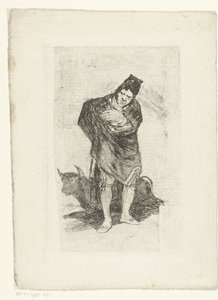 Starý toreador El embozado od Francisco de Goya