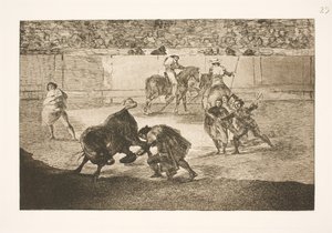 Pepe Illo provádí "recorte" od Francisco de Goya