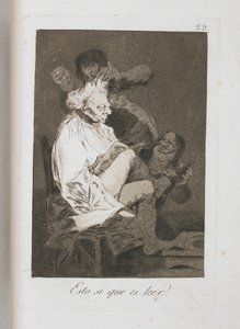 Deska z Los Caprichos, 1797-1798 od Francisco de Goya