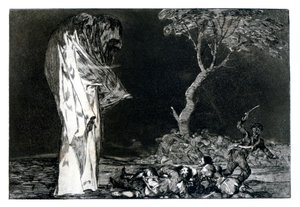 Hádanka strachu, 1819-1823 od Francisco de Goya