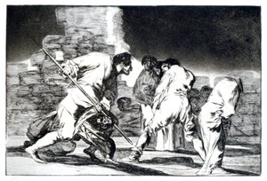 Riddle of Fury, 1819-1823 od Francisco de Goya