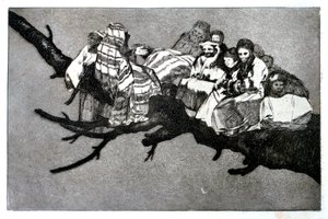 Směšný sen, 1819-1823 od Francisco de Goya