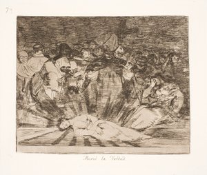 Pravda je mrtvá (79) od Francisco de Goya