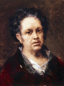 Autoportrét 69 let starý (olej na plátně od Francisco de Goya