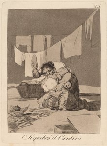 Pokud rozbiju hrnec (Ano, rozbil jsem hrnec) od Francisco de Goya