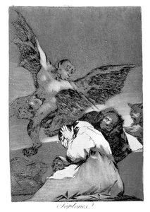 Spolkněte to, psu, 1799 od Francisco de Goya