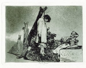 Ani tohle. Deska 36 z The Disasters of War od Francisco de Goya