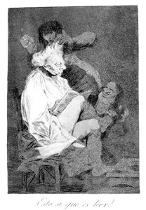 To se jistě dá číst, 1799 od Francisco de Goya