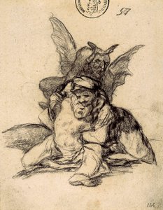 Ďábel je shromažďuje od Francisco de Goya