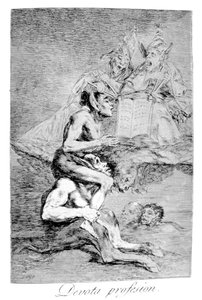Zbožné povolání, 1799 od Francisco de Goya
