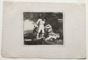 The Disasters of War: And Theres No Help for it, 1810-1820. od Francisco de Goya