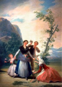 Květinářství nebo jaro, 1786 od Francisco de Goya