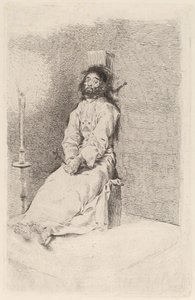 Garroted Man od Francisco de Goya