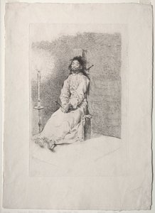 Garroted Man od Francisco de Goya