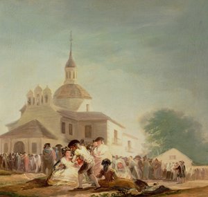 Ermitáž San Isidro, Madrid, 1788 od Francisco de Goya
