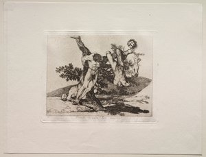 The Horrors of War: Heroic Feat! S mrtvými muži! od Francisco de Goya