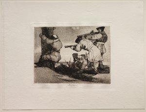 Hrůzy války: Barbaři!. od Francisco de Goya