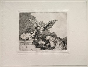 The Horrors of War: Kočičí pantomima. od Francisco de Goya