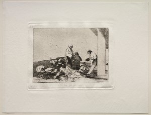 The Horrors of War: Its No Use Crying Out. od Francisco de Goya