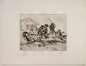 The Horrors of War: Rabble. od Francisco de Goya