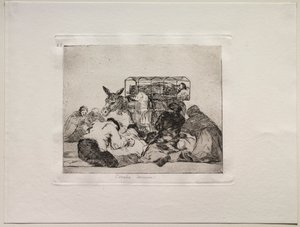 The Horrors of War: Strange Devotion! od Francisco de Goya