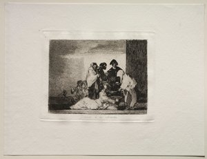 The Horrors of War: Thanks To The Millet. od Francisco de Goya