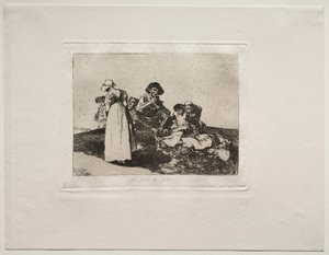 The Horrors of War: Nejhorší je žebrat. od Francisco de Goya