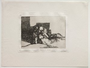 Hrůzy války: Nepřijdou včas od Francisco de Goya