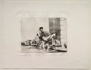 The Horrors of War: To The Cemetery. od Francisco de Goya