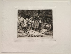 The Horrors of War: Truth Has Die. od Francisco de Goya