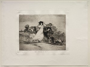 The Horrors of War: Co je to Hubbub. od Francisco de Goya