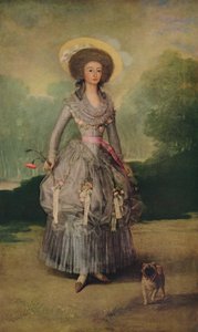 Marquesa de Pontejos, c1786 od Francisco de Goya